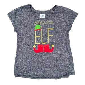 Made Right Express Your Elf Christmas‎ Holiday Graphic Tee Top XL Womens NEW